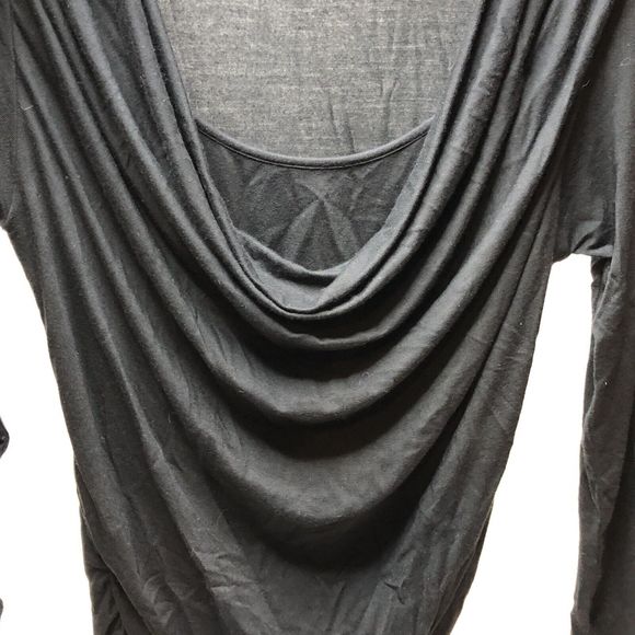 CABi 176 Black Bodycon Dress Small Ruched Sides Stretch Scrunch Knit - Picture 6 of 8